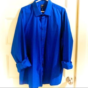 Mens 2x Electric Blue Arrow brand button down